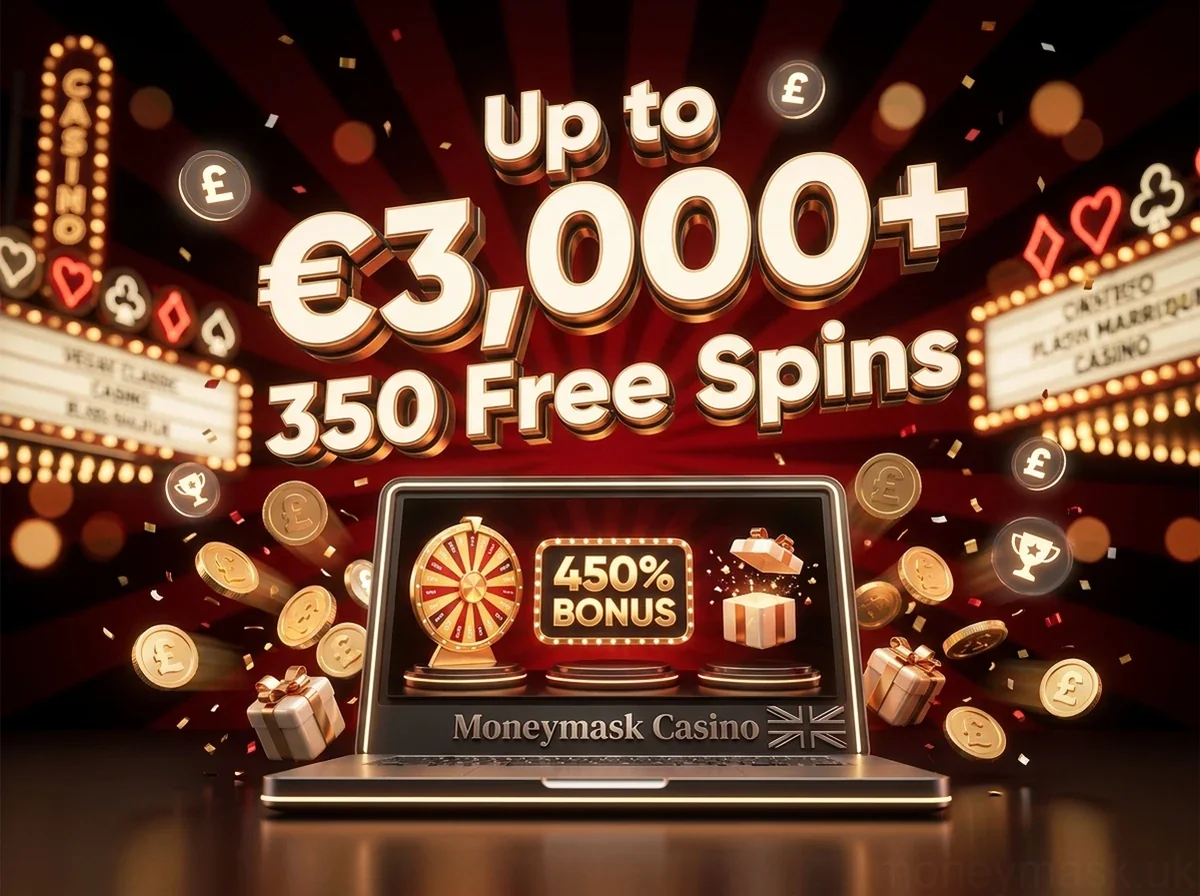 Up to €3,000+ 350 Free Spins